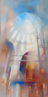 Aistė Jurgilaitė tapytas paveikslas Sakralių skliautų pavėsyje, Ramybe dvelkiantys , paveikslai internetu