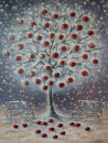 Winter Cherry original painting by Viktorija Labinaitė. Landscapes
