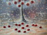 Winter Cherry original painting by Viktorija Labinaitė. Landscapes