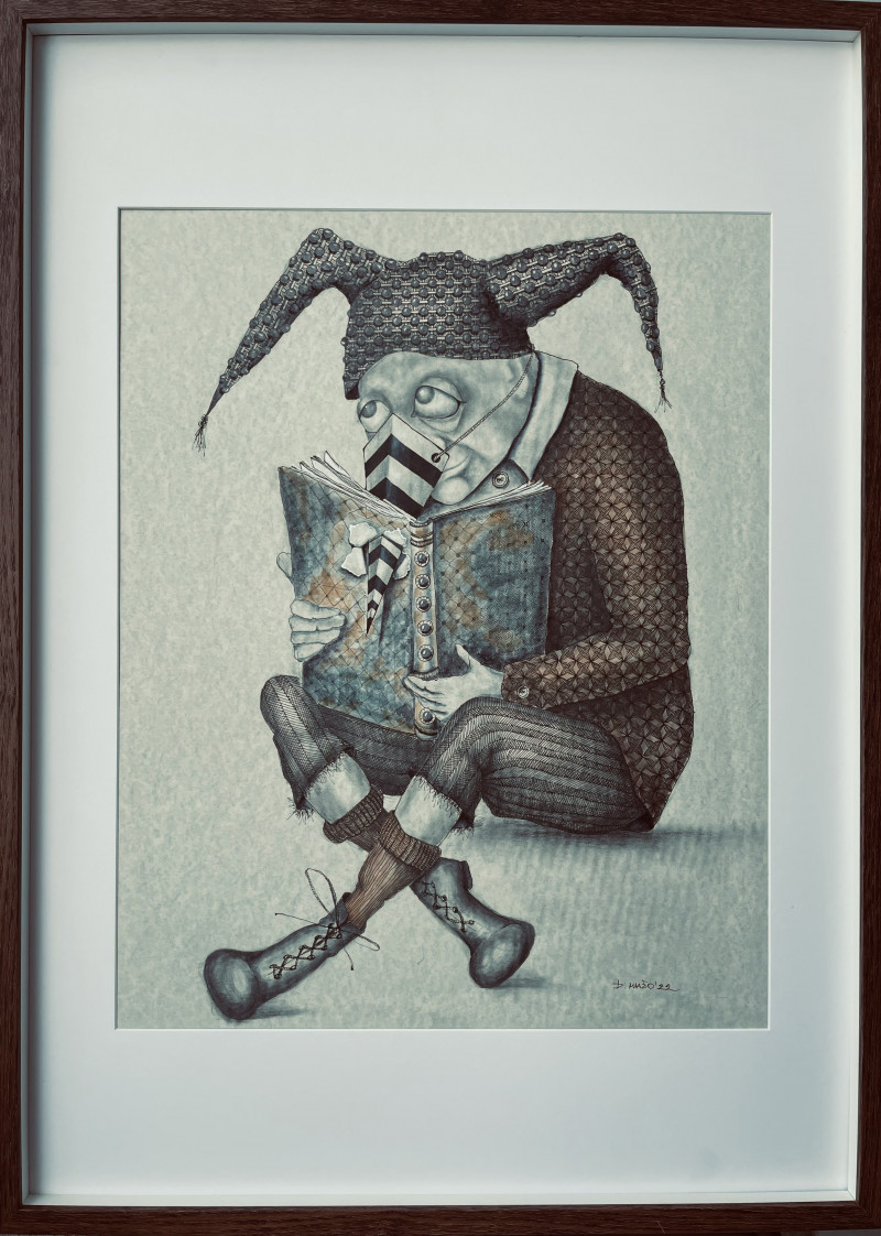 Daiva Mažo tapytas paveikslas Kiaurai suskaityta, Išlaisvinta fantazija , paveikslai internetu