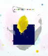 Rebecca Đuran-Bekki tapytas paveikslas Lilou, Abstrakti tapyba , paveikslai internetu