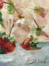 Bouquet of Strawberries original painting by Birutė Bernotienė-Vall. Home