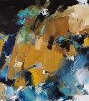 Virginijus Tamošiūnas tapytas paveikslas Rugpjūčio naktys, Abstrakti tapyba , paveikslai internetu