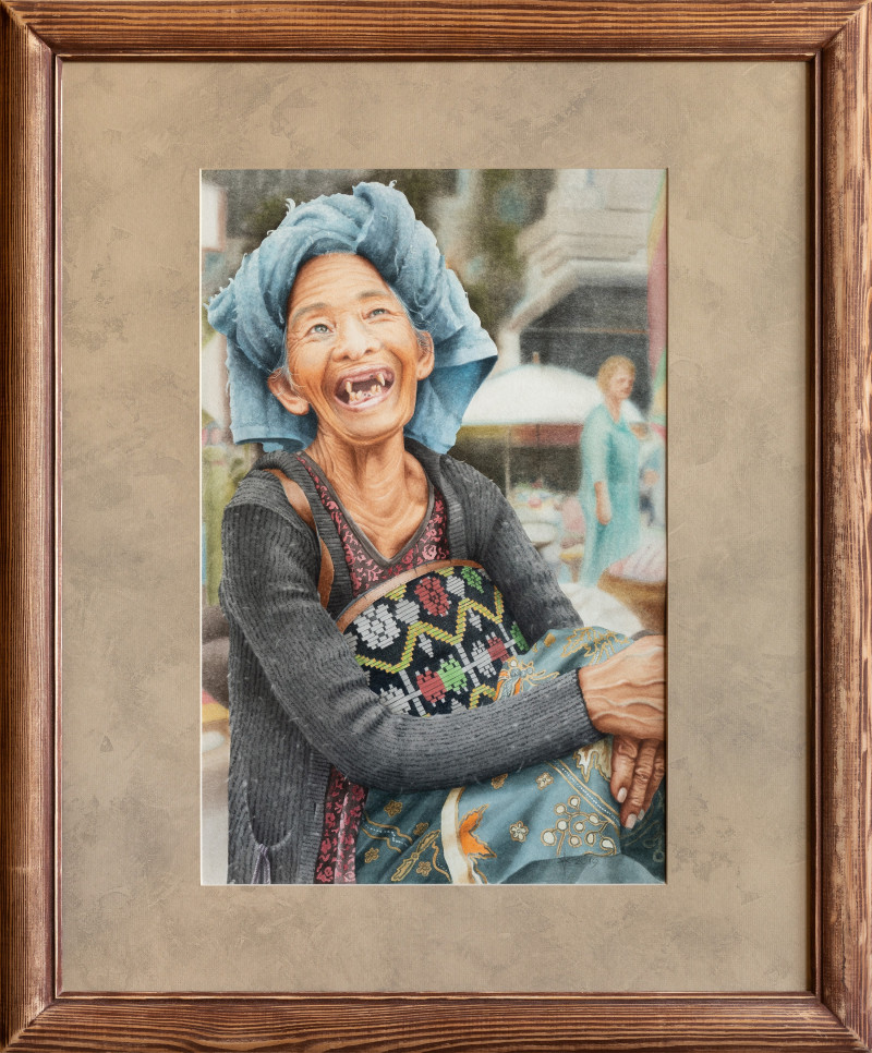 Bali... The Moment of Joy original painting by Arūnas Vilkevičius. Paintings With People