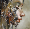 Laimonas Šmergelis tapytas paveikslas Makiažo meistrai, Portretai , paveikslai internetu