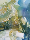 Eglė Lipinskaitė tapytas paveikslas Susitikimas prie šulinio, Abstrakti tapyba , paveikslai internetu